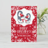 私の愛する人へ聖降誕祭お目出とう。グリーティングカード シーズンカード (スタンド正面)