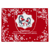 私の愛する人へ聖降誕祭お目出とう。抱き枕 ラージペーパーバッグ (正面)