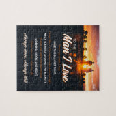 私の愛する人 |あなたを愛する男に ジグソーパズル (横)