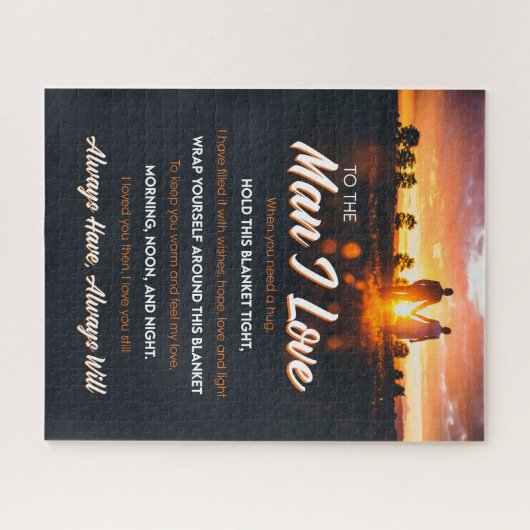 私の愛する人 |あなたを愛する男に ジグソーパズル (横)