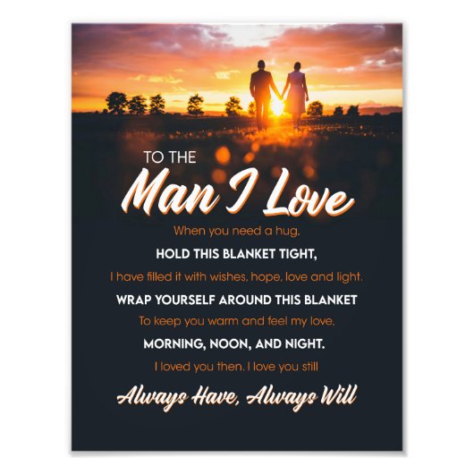 私の愛する人 |あなたを愛する男に フォトプリント            (正面)