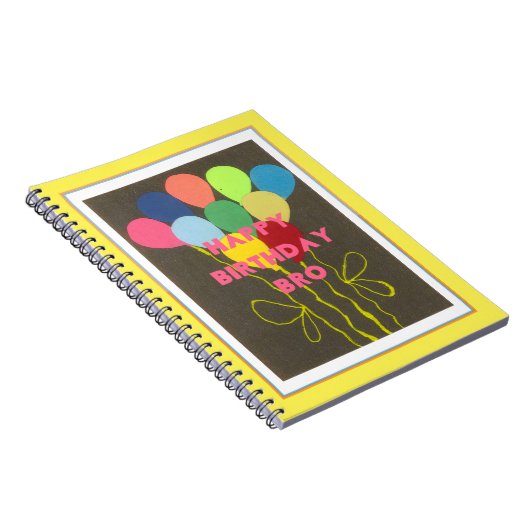 私の愛する大きなハッピーバースデー兄弟へ ノートブック (右側)