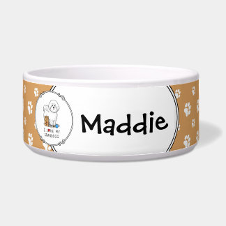 私の愛する孫わんこビションフリーゼ犬 - おじいちゃんの孫わんこ ボウル