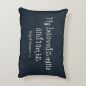 私の愛する者は私であり、私は彼の聖書の聖句である アクセントクッション (裏面(縦))