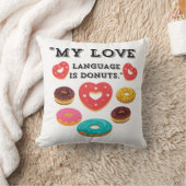 私の愛する言葉はドーナツだ クッション (ブランケット)