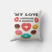 私の愛する言葉はドーナツだ クッション (裏面)