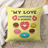 私の愛する言葉はドーナツだ クッション (ブランケット)