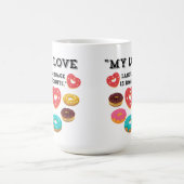 私の愛する言葉はドーナツだ コーヒーマグカップ (中央)