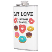 私の愛する言葉はドーナツだ フラスク (左)