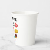 私の愛する言葉はドーナツだ 紙コップ (左)