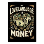 私の愛する言語は金であり、ハッスルおもしろいの成功である (正面)