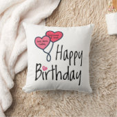 私の愛する誰かが生まれ今日だった – ハッピーバースデー クッション (ブランケット)