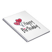 私の愛する誰かが生まれ今日だった – ハッピーバースデー ノートブック (右側)