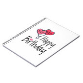 私の愛する誰かが生まれ今日だった – ハッピーバースデー ノートブック (左側)