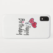 私の愛する誰かが生まれ今日だった – ハッピーバースデー Case-Mate iPhoneケース (裏面(横))