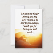 私の愛に感謝 サンキューカード (正面)