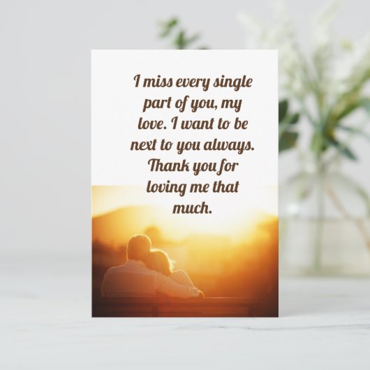 私の愛に感謝 サンキューカード (スタンド正面)