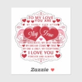 私の愛に私は永遠にあなたを愛し、常にソウルメイト シール (シート)