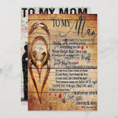 私の愛に |夫のプレゼント |かわいい引用文ギフト シーズンカード (正面/裏面)