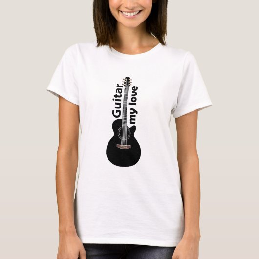 私の愛のギター Tシャツ (正面)