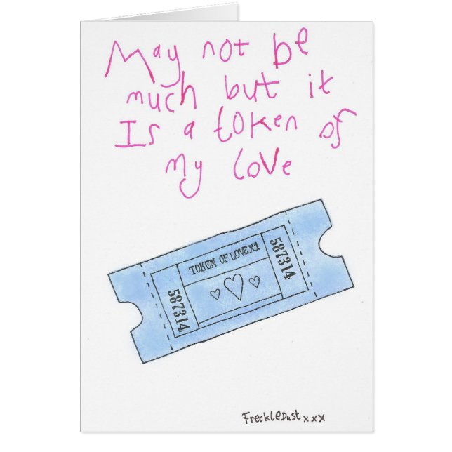 私の愛のトークン (正面)