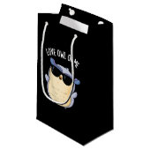 私の愛のフクロウおもしろいバードプンダーク スモールペーパーバッグ (正面アングル)