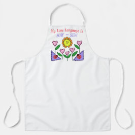私の愛の言語は播種されている – Sew エプロン
