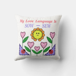 私の愛の言語は播種されている – Sew クッション