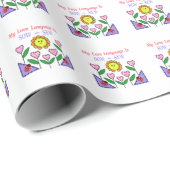 私の愛の言語は播種されている – Sew ラッピングペーパー (ロールコーナー)