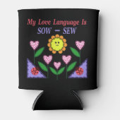 私の愛の言語は播種されている – Sew 缶クーラー (正面)