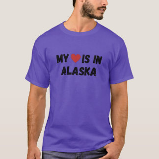 私の愛はアラスカにあります Tシャツ