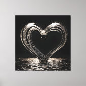 私の愛は深い キャンバスプリント (正面)