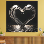 私の愛は深い キャンバスプリント (インサイチュ (リビング))