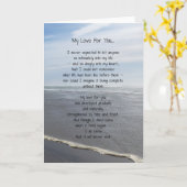 私の愛は… カード (黄色い花)