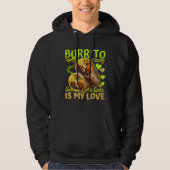 私の愛はburrito パーカ (正面)