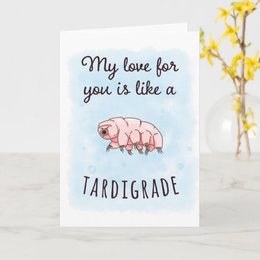 私の愛はtardigradeのようです カード (黄色い花)