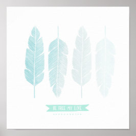 私の愛を自由に。子供部屋装飾 ポスター