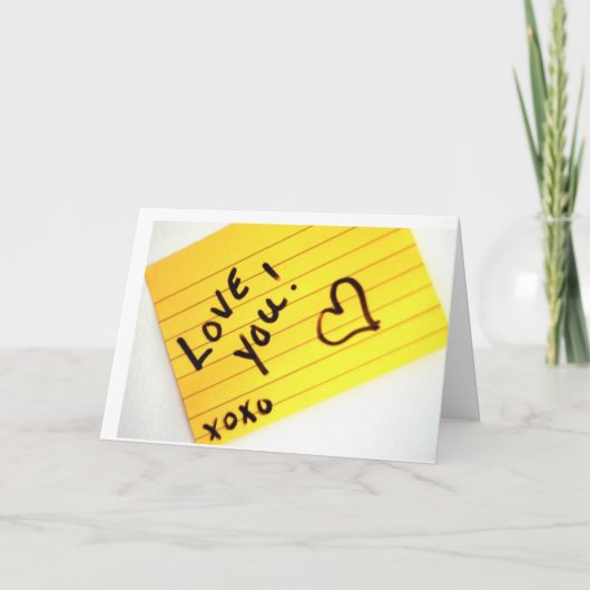 私の愛を「あなたの誕生日」に証明したい カード (正面)