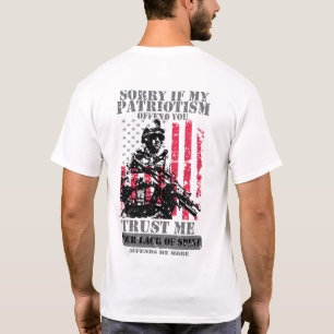 私の愛国心がおこらせれば残念 Tシャツ