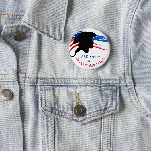 私の愛国者の祖先について尋ねて下さい 缶バッジ (インサイチュ)