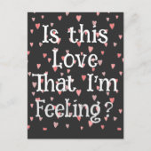 私の愛感じか？ポストカード ポストカード (正面)