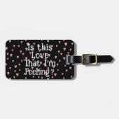 私の愛感じか？ラゲッジタグ ラゲッジタグ (正面横)