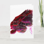 私の愛挨拶状に カード (正面)