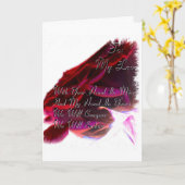 私の愛挨拶状に カード (黄色い花)