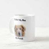 私の愛犬 私のマグカップ 私の友達 コーヒーマグカップ (正面左)