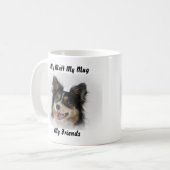 私の愛犬 私のマグカップ 私の友達 コーヒーマグカップ (正面左)