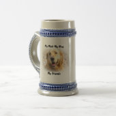 私の愛犬 私のマグカップ 私の友達 ビールジョッキ (正面左)