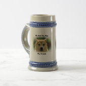 私の愛犬 私のマグカップ 私の友達 ビールジョッキ (正面左)