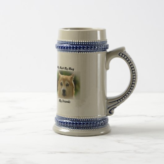 私の愛犬 私のマグカップ 私の友達 ビールジョッキ (右)