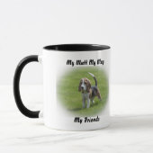 私の愛犬 私のマグカップ 私の友達 マグカップ (左)
